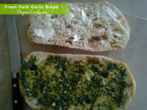 Fresh Garlic and Herb Bread