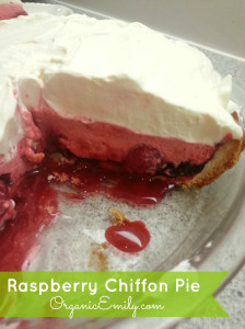 Raspberry Chifon Pie