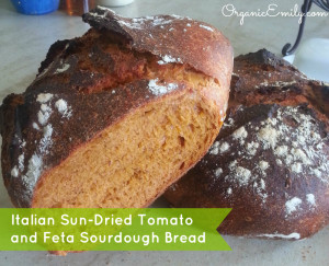 Italian sundried-tomato, feta sourdough bread