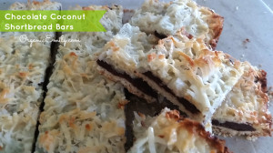 Chocolate Coconut Shortbread Cookies