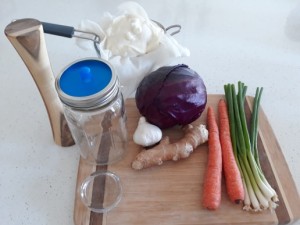 Kimchi prep