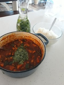 Zucchini and Sweet Potato Curry