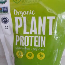 360 gram bag Organic Plant Protein Powder