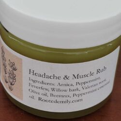 Headache and Massage Rub 2 oz. jar