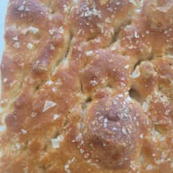 Flaked Sea Salt Focaccia