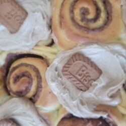 Biscoff Cookie Butter Brioche Cinnamon Rolls - 4 count